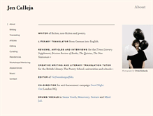 Tablet Screenshot of jencalleja.com